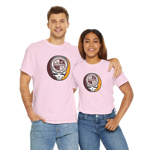 Grateful Dead - Washington Commanders Grateful Dead Steal Your Face T-Shirt - NFL - StealieShop